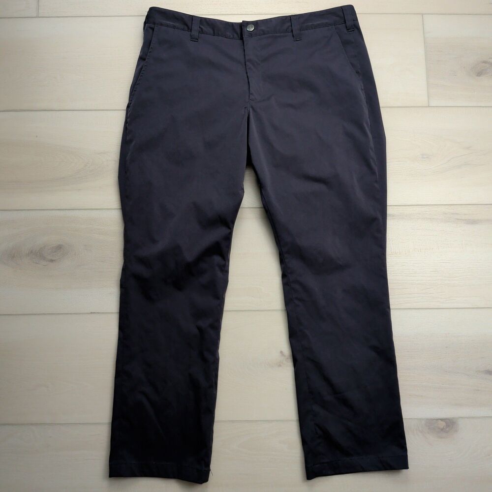 Bluffworks Chino Pants Mens‎ 38x30 Black Tailored Fit Made in USA